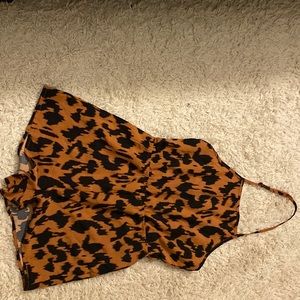 Brown and black girls romper